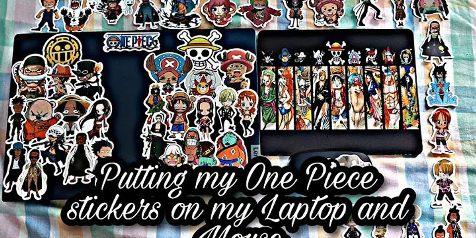 Anime laptop Decals