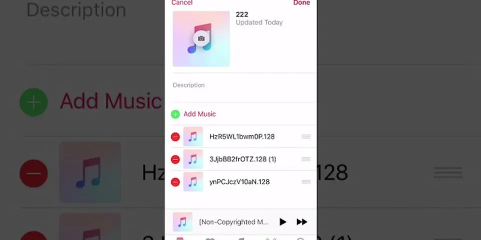 Apple Music deleting songs from playlist