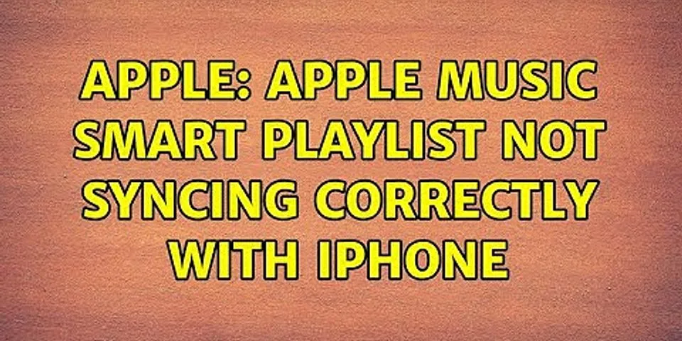 Apple Music playlist not updating on iPhone