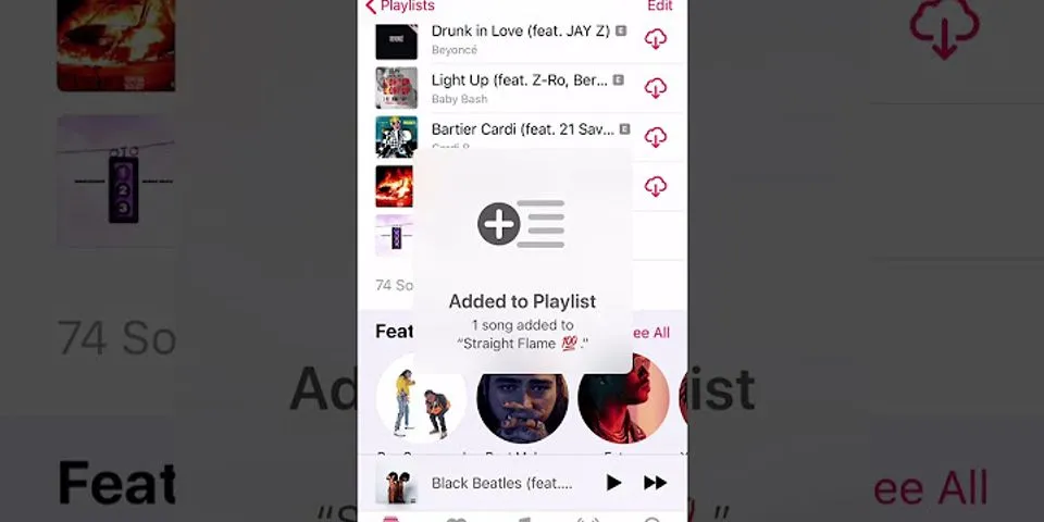 Apple Music shared playlist not updating