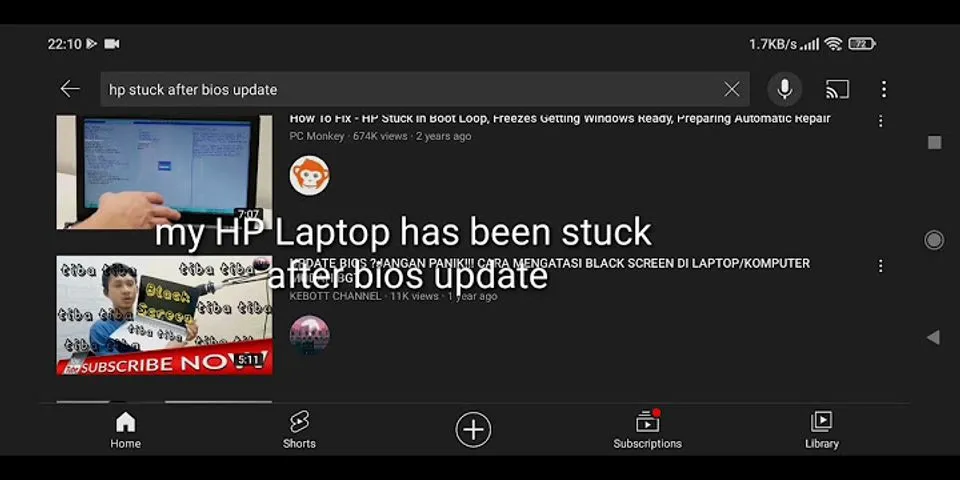 Asus laptop black screen after BIOS update