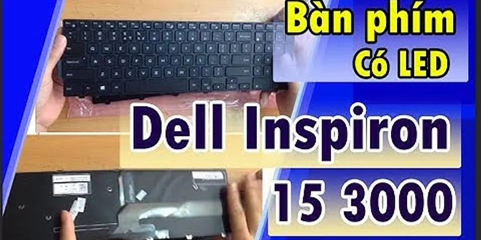 Bật đèn flash cho laptop Dell