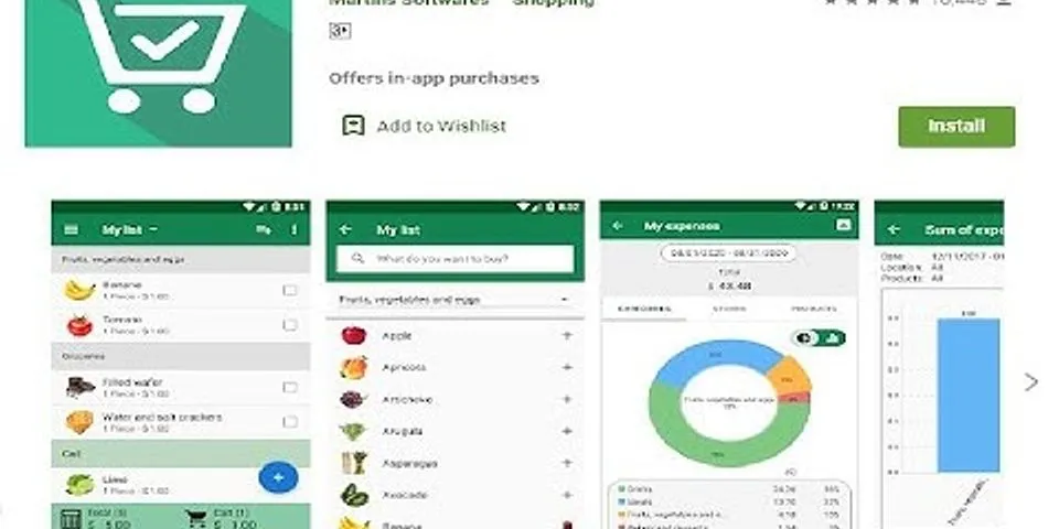 Best shopping list app Android