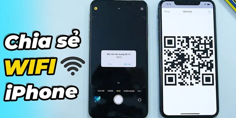 Cách bật mã QR trên iPhone