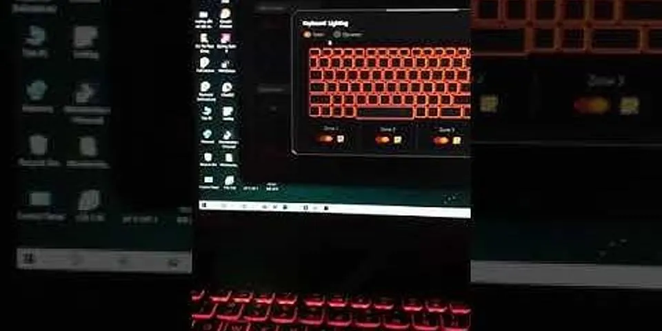 Cách chính bàn phím laptop Acer