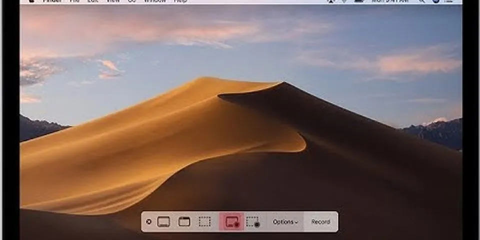 Cách chụp màn hình trên MacBook M1