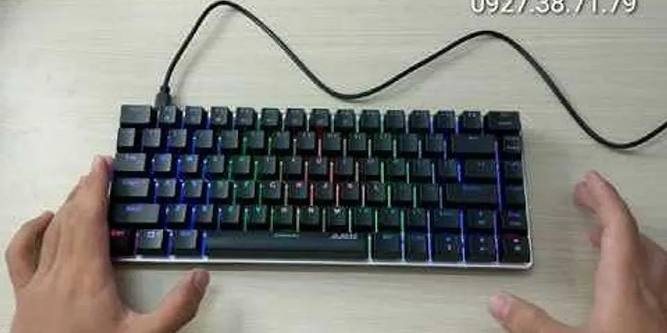 Cách custom Led bàn phím