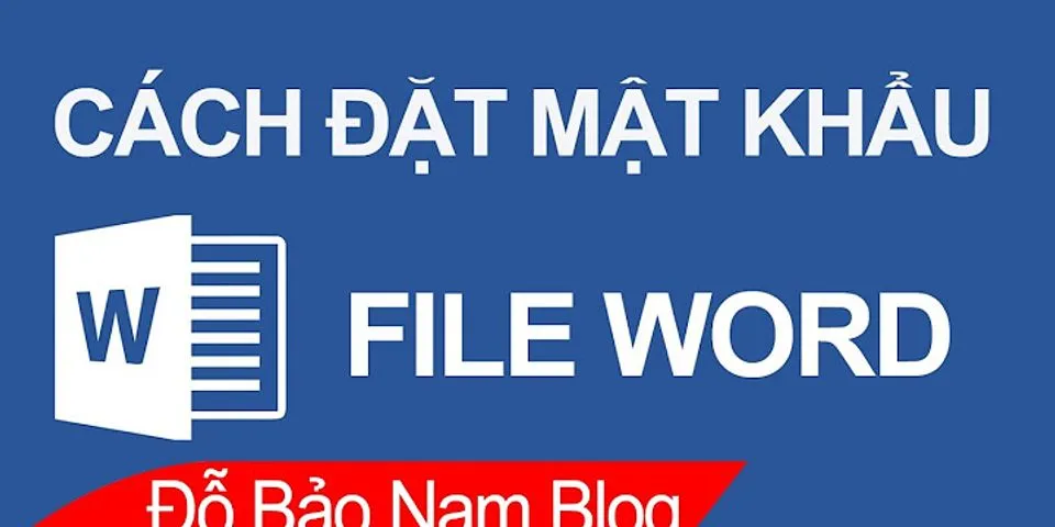 Cách đặt mật khẩu cho file Word trên Macbook