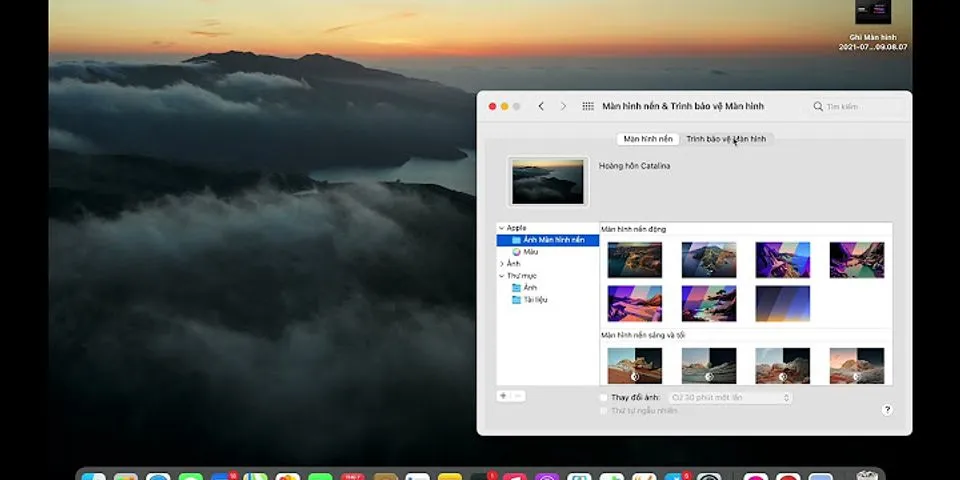 Cách đổi màn hình nền Macbook