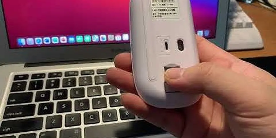 Cách kết nối chuột không dây với MacBook air