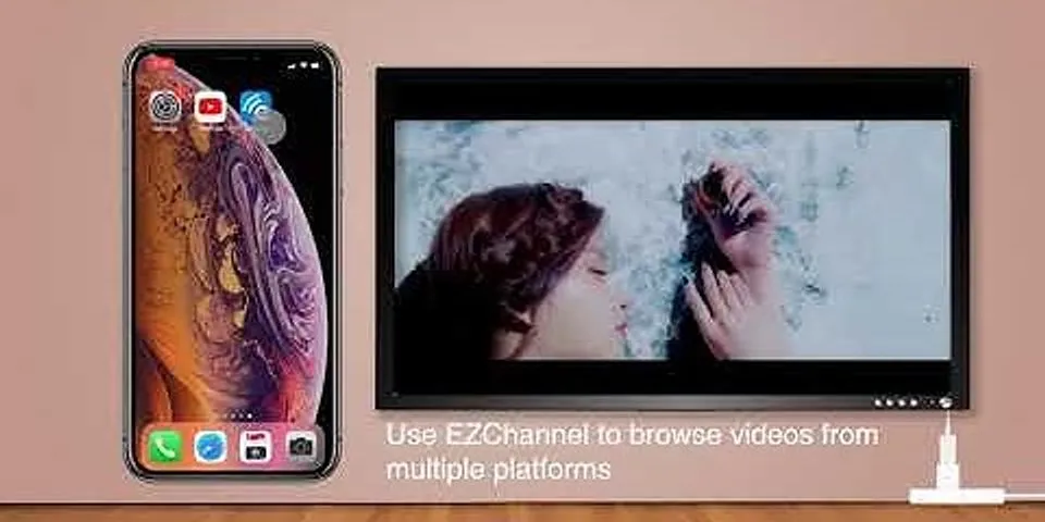 Cách kết nối Ezcast với iPhone