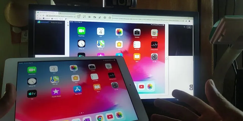 Cách kết nối iPad với máy tính Win 10