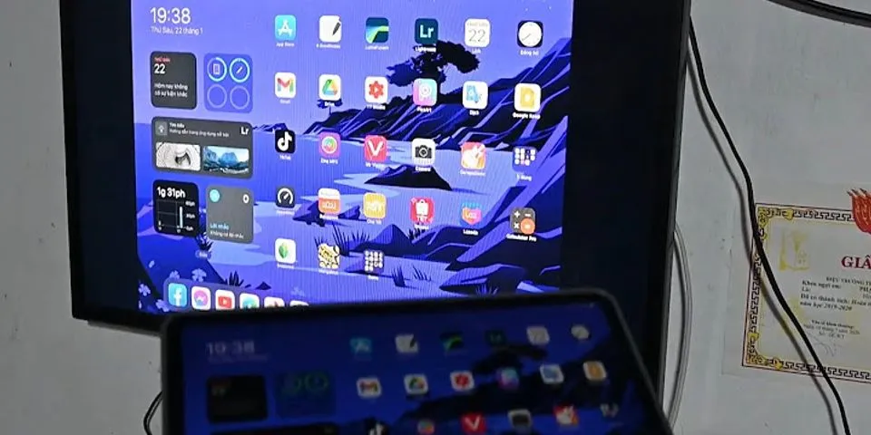 Cách kết nối iPad với tivi Samsung