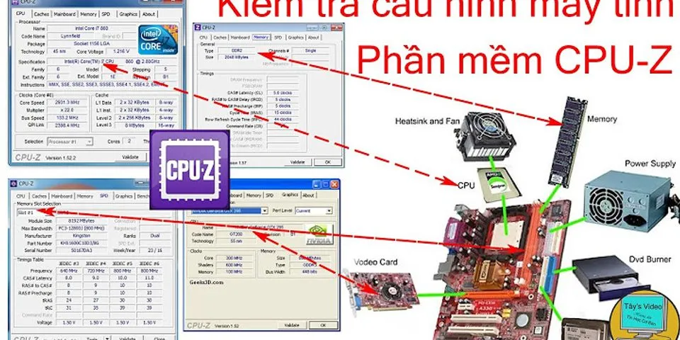 Cách kiểm tra quạt laptop bằng CPU Z