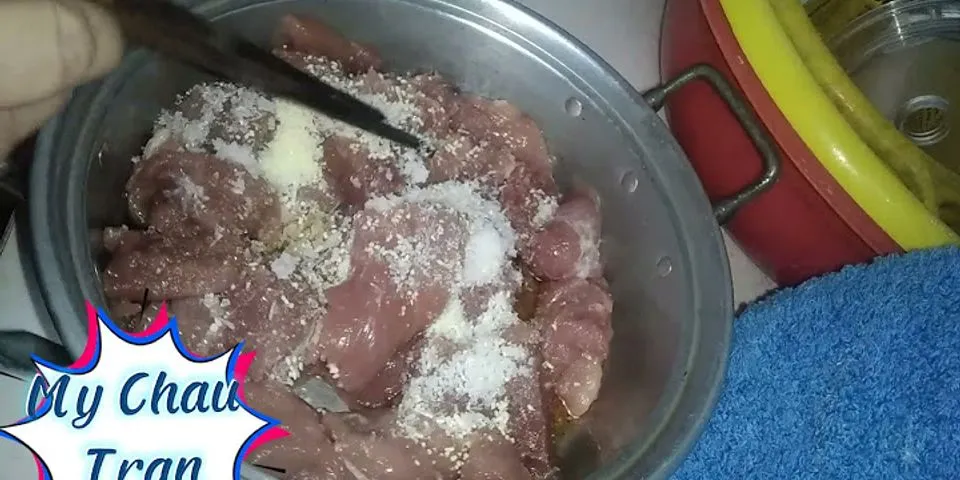 Cách làm chà bông thịt heo đơn giản nhất