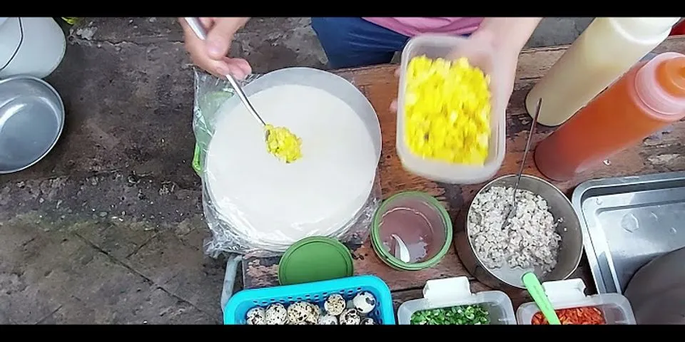 Cách làm những món An với bánh tráng