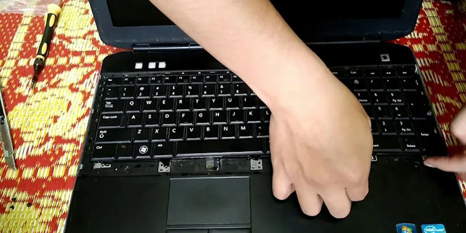 Cách làm sáng bàn phím laptop Dell