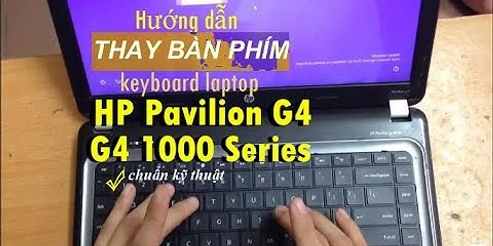 Cách làm sáng bàn phím laptop HP Pavilion