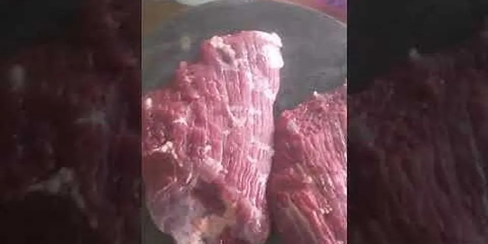 Cách làm thịt bò chín ăn phở