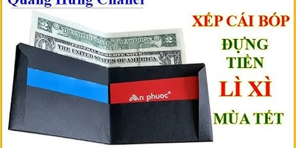 cách làm ví tiền bằng giấy