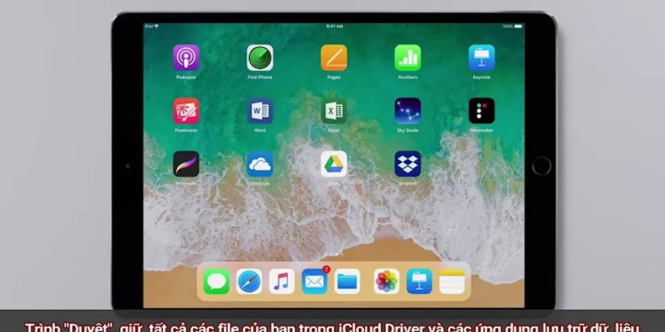 Cách lưu file trên iPad