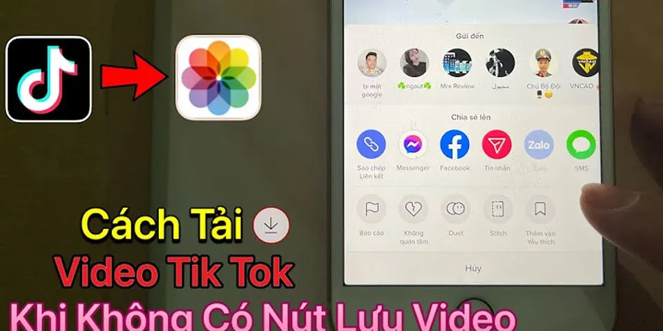 Cách lưu video TikTok trên iPhone