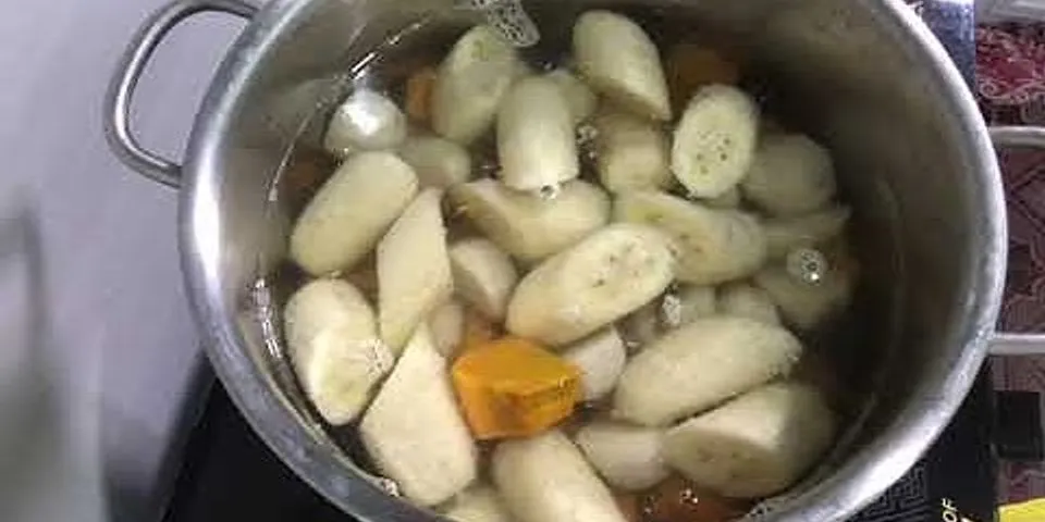 Cách nấu chè chuối bí đỏ