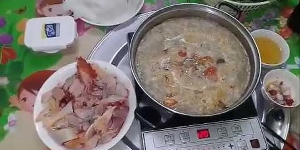 Cách nấu lẩu cua đồng thịt gà