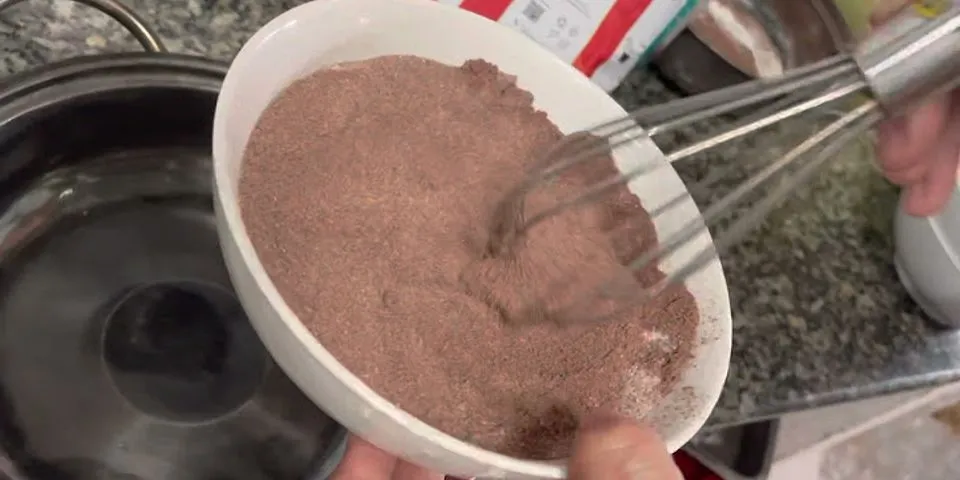Cách nấu pudding socola Mole