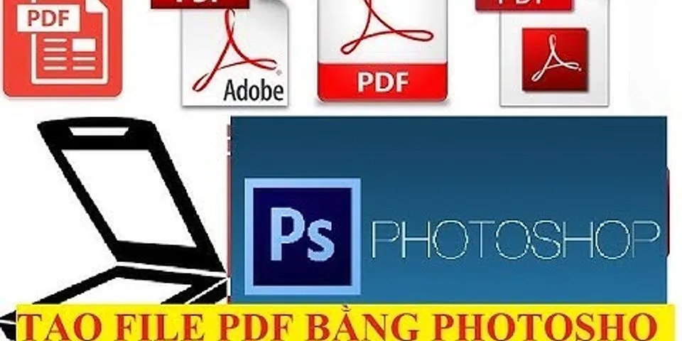 Cách nên file ảnh thành PDF
