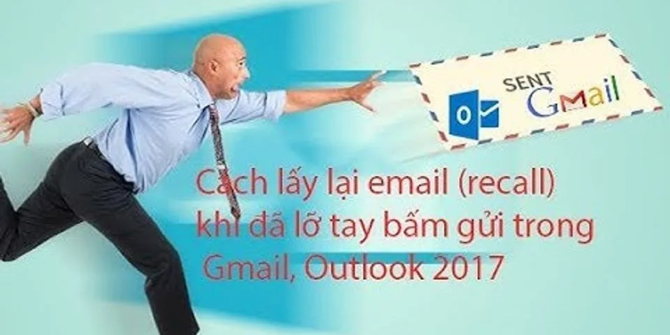 cách recall email outlook