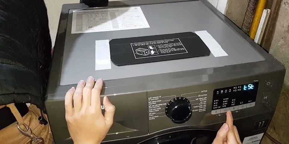 Cách reset máy giặt Samsung lồng đứng