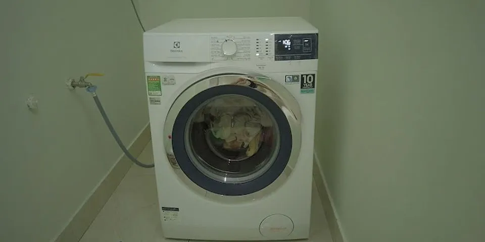 Cách sử dụng máy giặt Electrolux UltimateCare 800