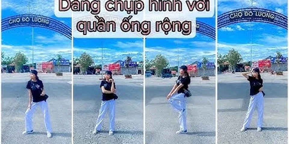 Cách tạo dáng với quần jean ống rộng - Hàng Hiệu