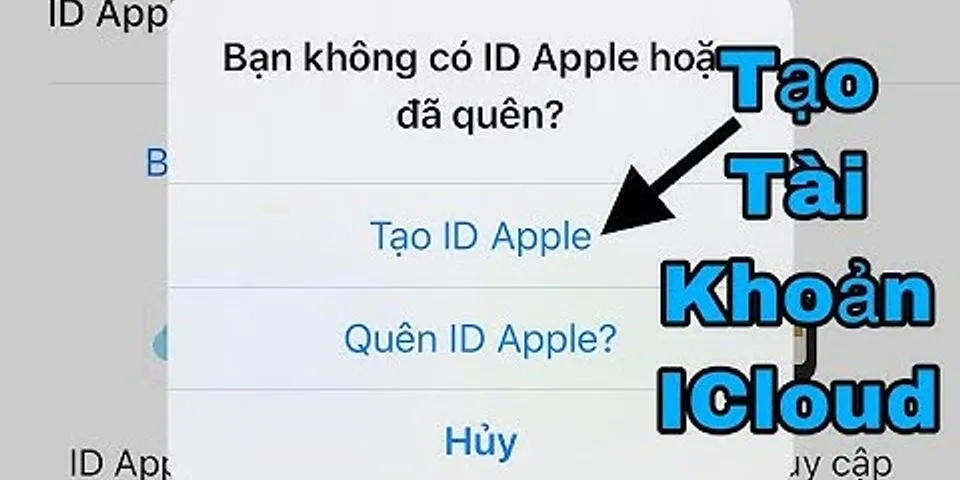 Cách tạo id apple trên iphone 6s