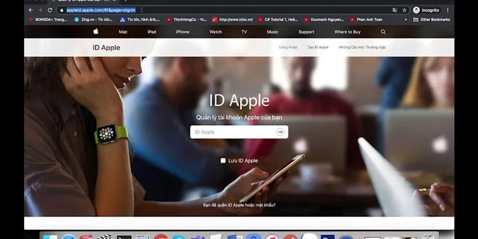 Cách tạo ID Apple trên Macbook