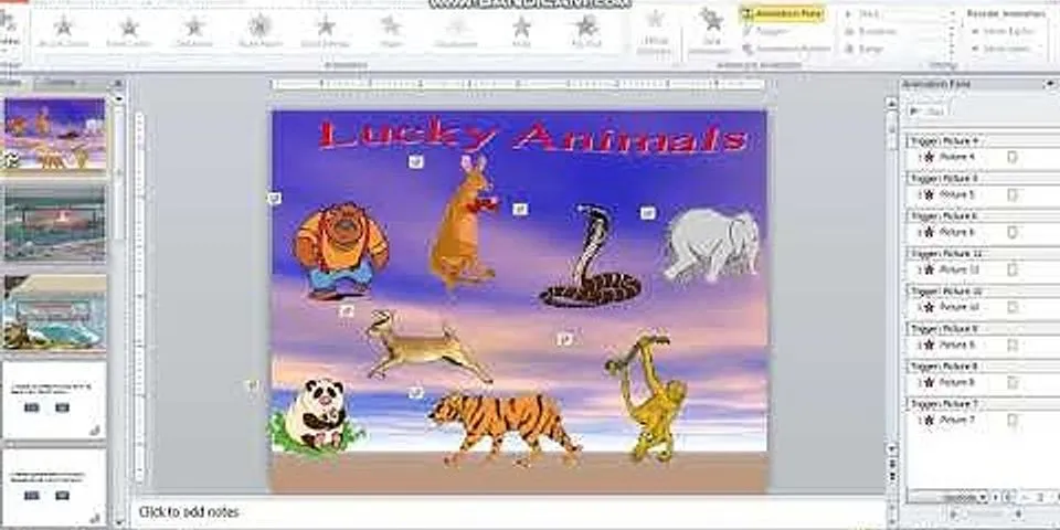 Cách tạo trò chơi Lucky Number trên PowerPoint 2010