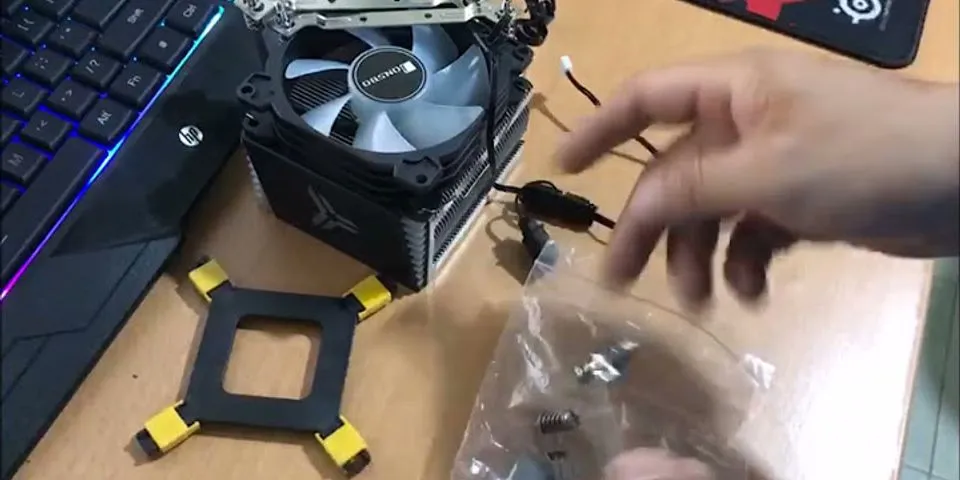 Cách tháo lắp quạt tản nhiệt CPU AMD