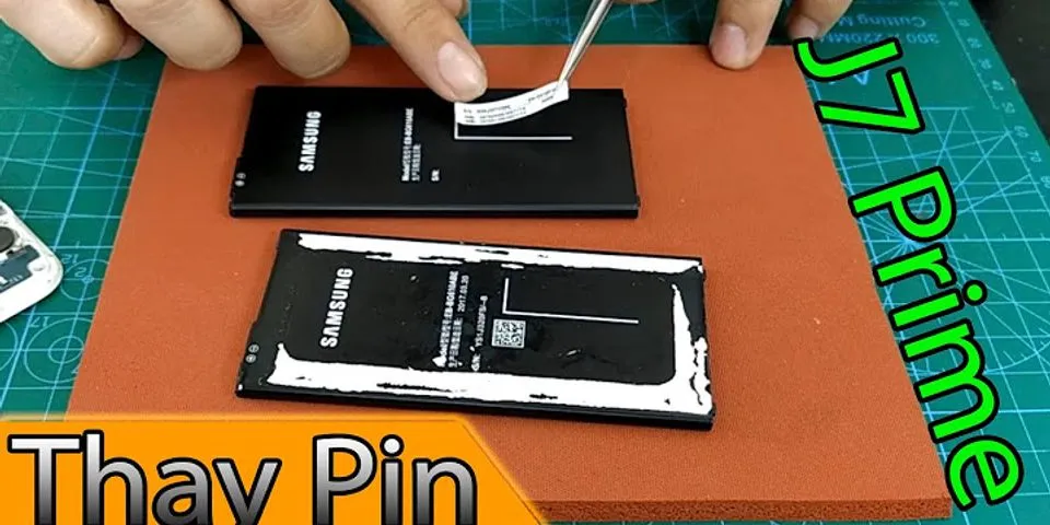 Cách tháo nắp lưng Samsung J7 Prime