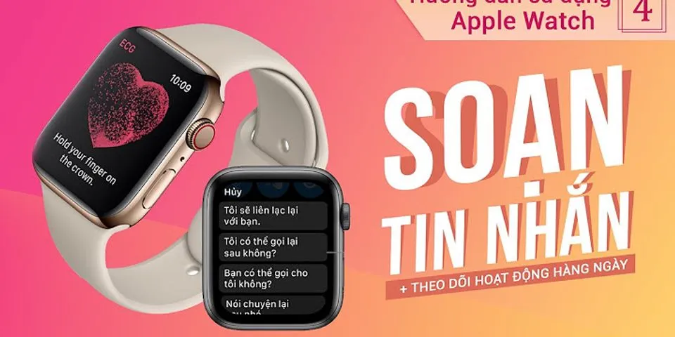 Cách viết chữ trên Apple Watch