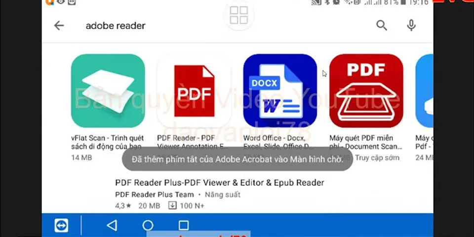 Cách xem file PDF không cần tải về trên Android