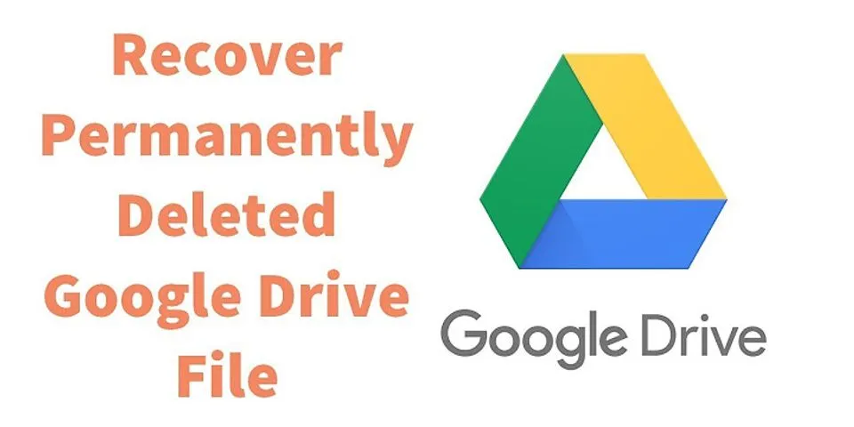 cách xóa google drive