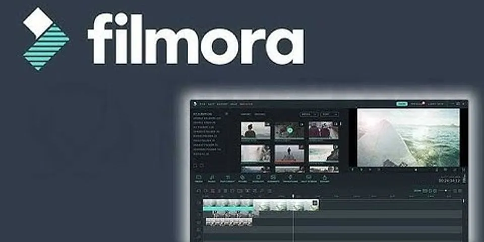 Cách xóa logo Filmora 10