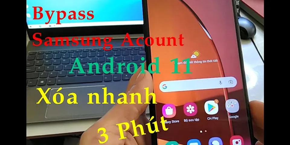 Cách xóa tài khoản Samsung Account android 11