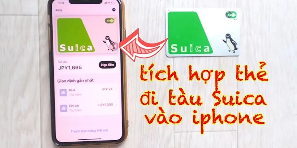 Cách xóa thẻ Suica trên iPhone