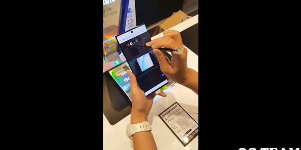 Cách xoay màn hình Samsung Note 10