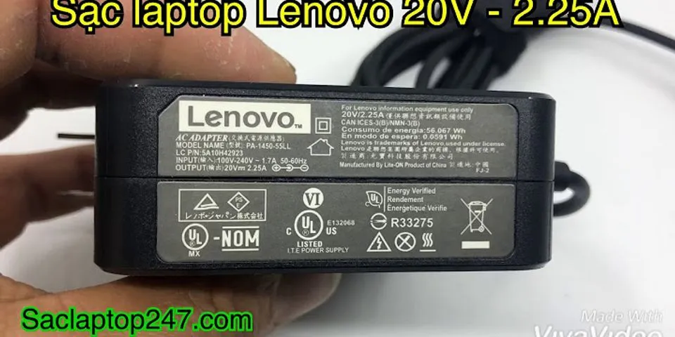 Cục sạc laptop Lenovo Ideapad - moiday.com