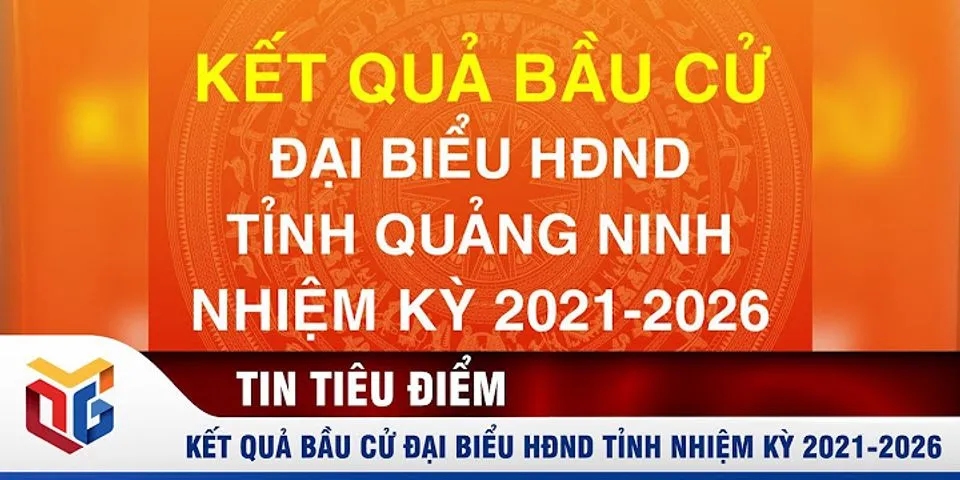 Danh sách trúng cử HĐND tỉnh Quảng Nam