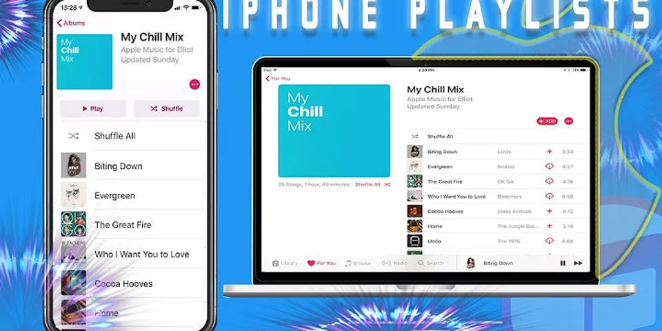 Edit playlist in Apple Music