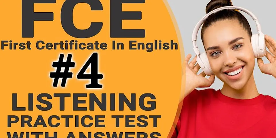 FCE Listening and Speaking Skills 1 Answer Key